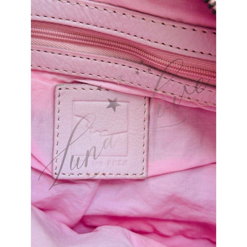 FREE PEOPLE We The Free Baby Emerson Tote Bag In 🔥 Peony 🔥 NWT - Picture 11 of 12